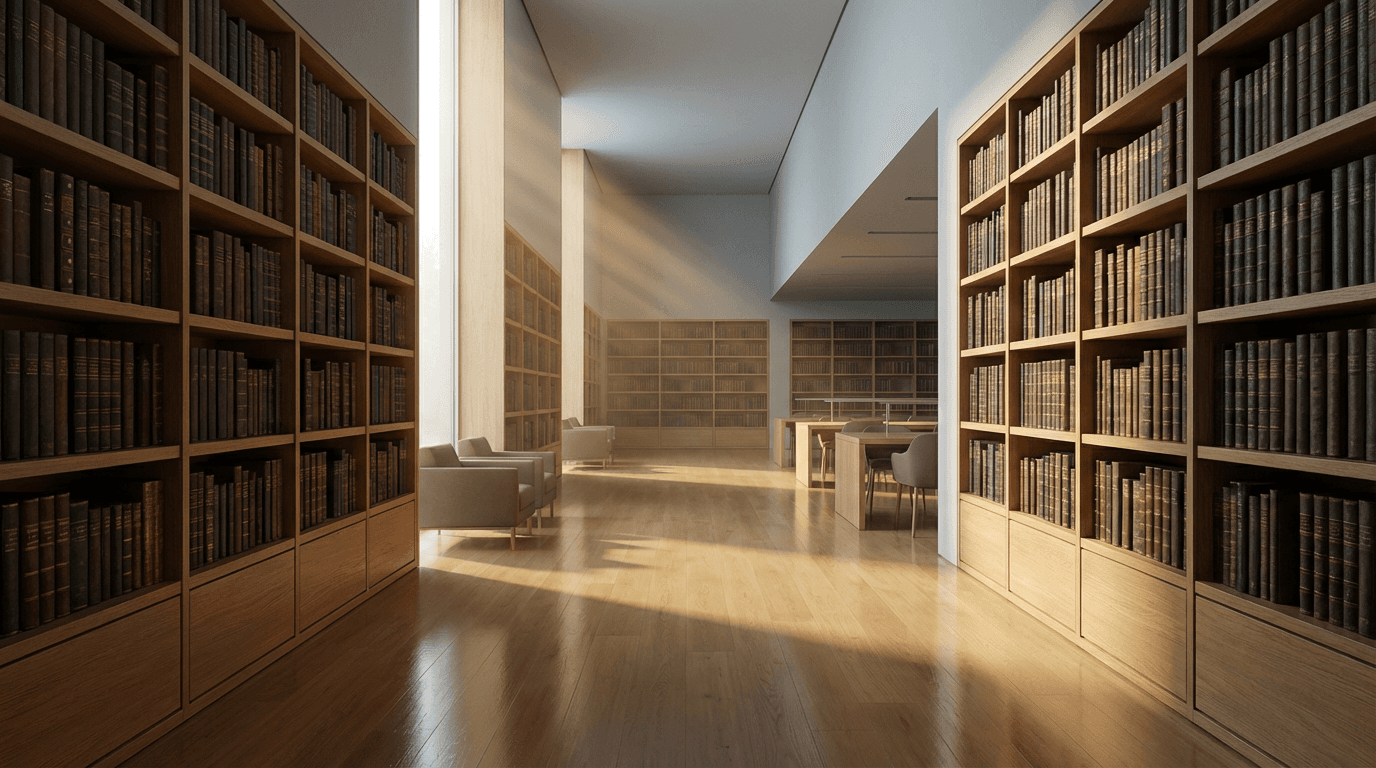 Pair of bookshelf speakers on a simple wooden table
